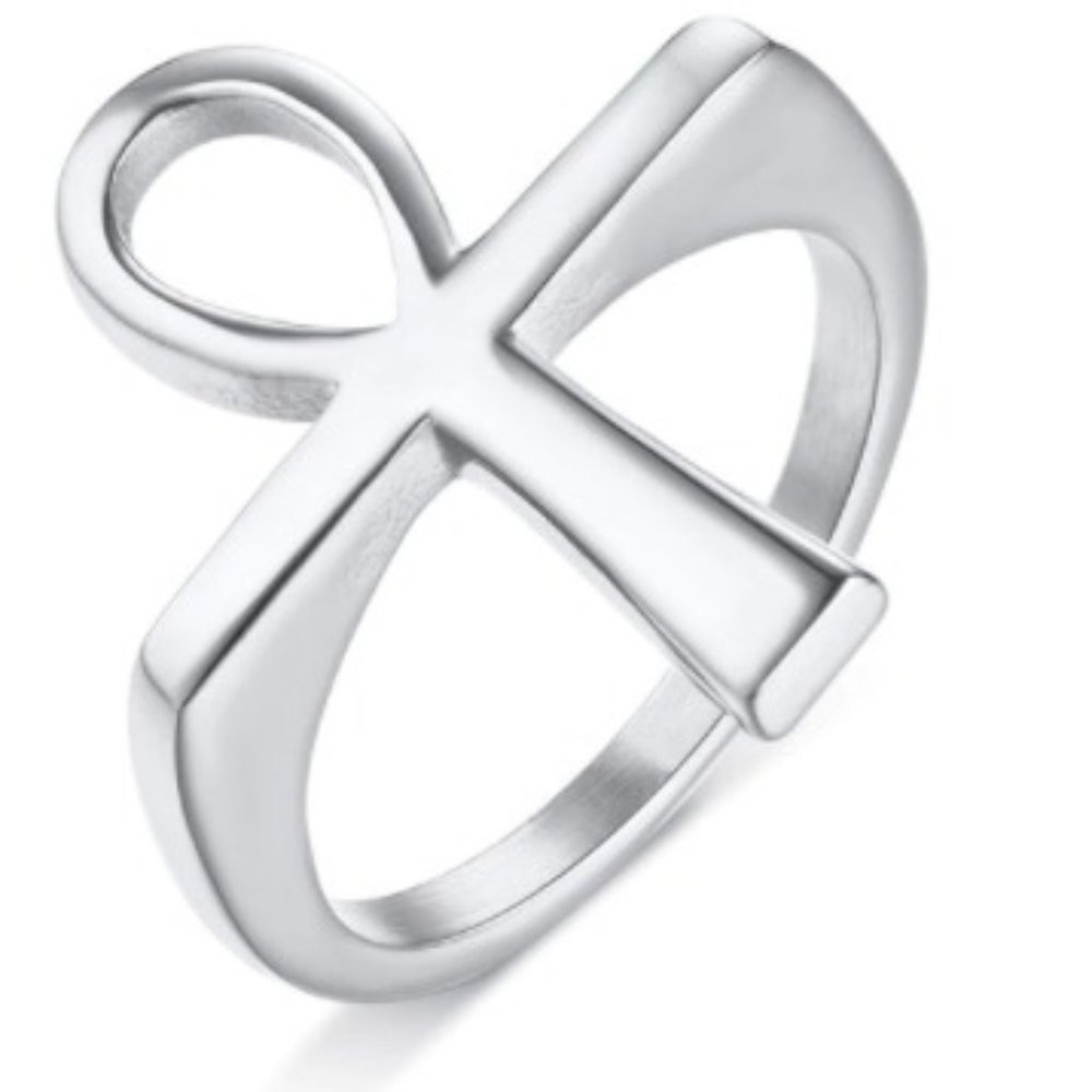 Ankh Egyptian Cross Ring